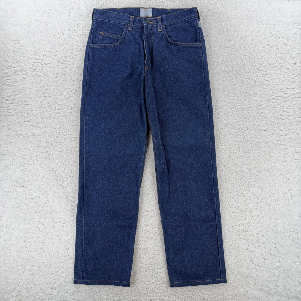 Tyndale FR Jeans Mens 31x30 Blue Regular Straight Flame Resistant Denim Workwear